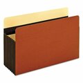 Tops Products Heavy-Duty File Pockets - 7 in. Expansion - Legal Size - Redrope PFX15446HD